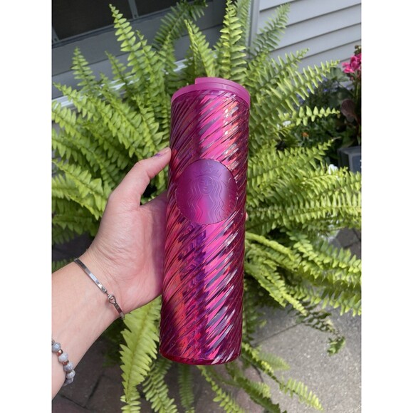 Starbucks Summer purple sangria Pink Iridescent 16oz Tumbler Holo summer - Picture 1 of 8